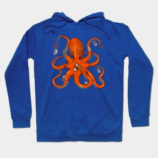 Busy Octopus Mom of Abandoned Opossum Babies Hoodie